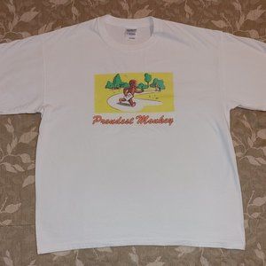 DMB! Vintage Dave Matthews Band Proudest Monkey Curious George SS T-Shirt